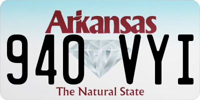 AR license plate 940VYI