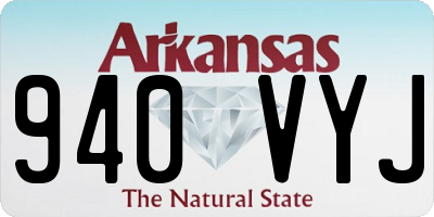 AR license plate 940VYJ