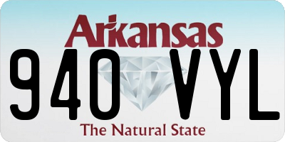 AR license plate 940VYL
