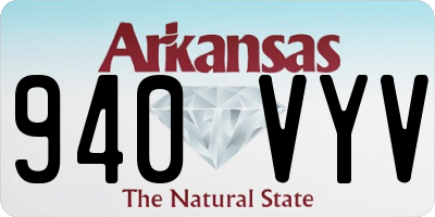 AR license plate 940VYV