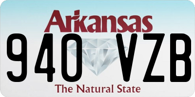 AR license plate 940VZB