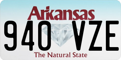 AR license plate 940VZE