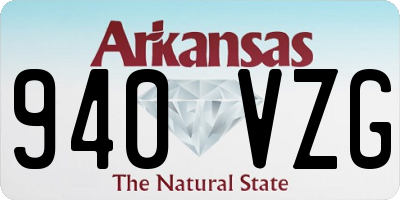 AR license plate 940VZG