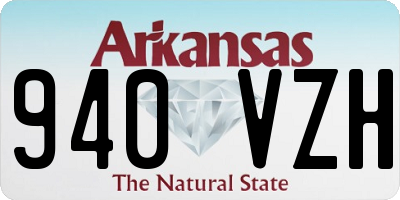 AR license plate 940VZH