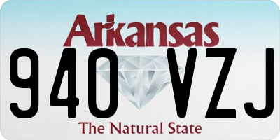 AR license plate 940VZJ