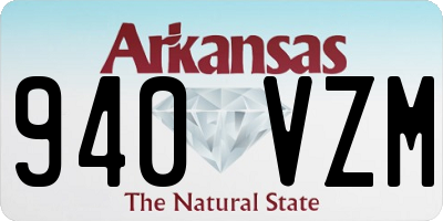 AR license plate 940VZM