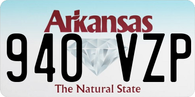 AR license plate 940VZP