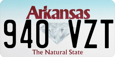 AR license plate 940VZT