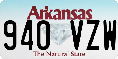AR license plate 940VZW