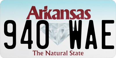 AR license plate 940WAE