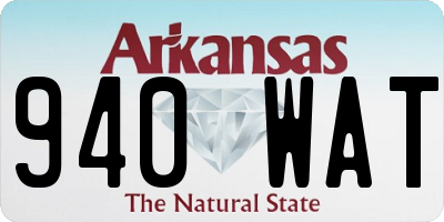 AR license plate 940WAT