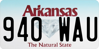 AR license plate 940WAU