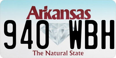 AR license plate 940WBH