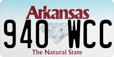 AR license plate 940WCC