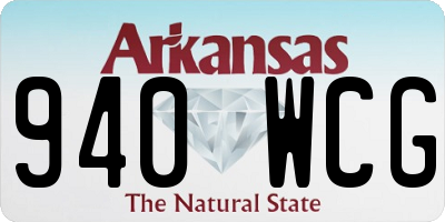 AR license plate 940WCG