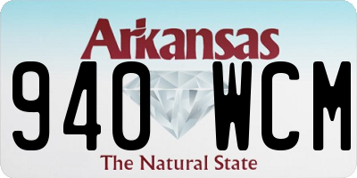 AR license plate 940WCM