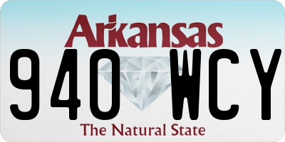 AR license plate 940WCY
