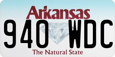 AR license plate 940WDC