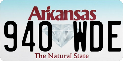 AR license plate 940WDE