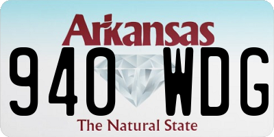 AR license plate 940WDG