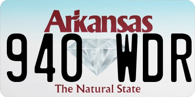 AR license plate 940WDR
