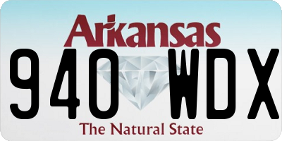 AR license plate 940WDX