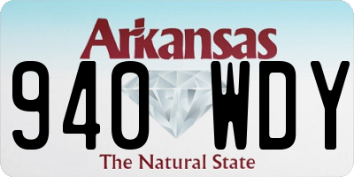 AR license plate 940WDY
