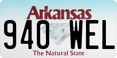 AR license plate 940WEL