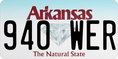 AR license plate 940WER