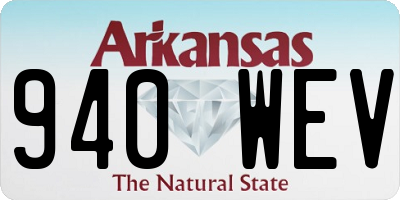 AR license plate 940WEV