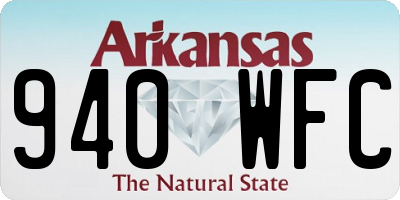 AR license plate 940WFC