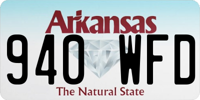 AR license plate 940WFD