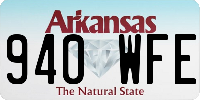 AR license plate 940WFE
