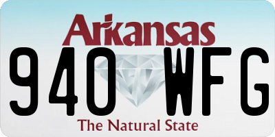 AR license plate 940WFG