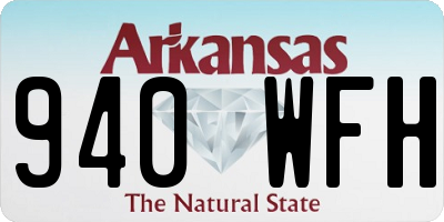 AR license plate 940WFH
