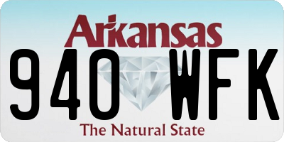AR license plate 940WFK