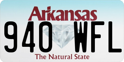 AR license plate 940WFL