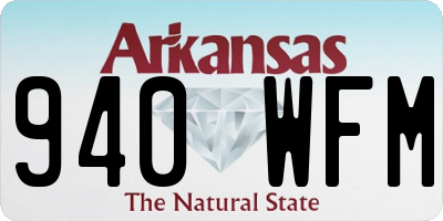 AR license plate 940WFM