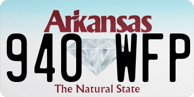 AR license plate 940WFP