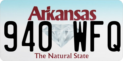 AR license plate 940WFQ