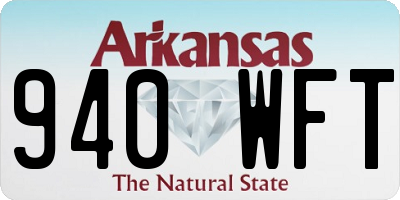 AR license plate 940WFT