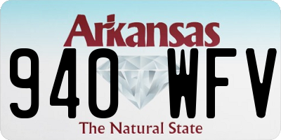 AR license plate 940WFV