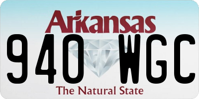 AR license plate 940WGC