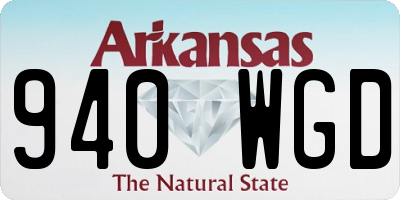 AR license plate 940WGD
