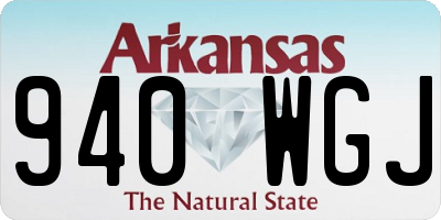 AR license plate 940WGJ