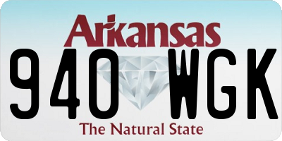 AR license plate 940WGK