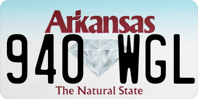 AR license plate 940WGL