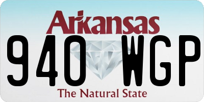 AR license plate 940WGP
