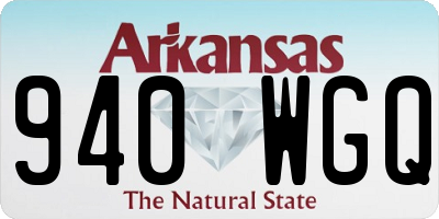 AR license plate 940WGQ