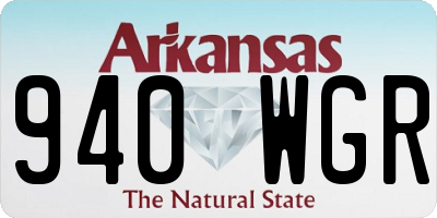 AR license plate 940WGR